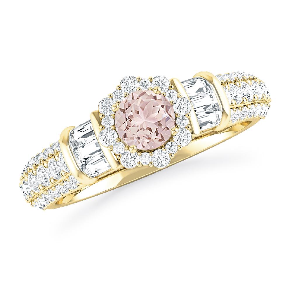 Yellow Gold - Morganite