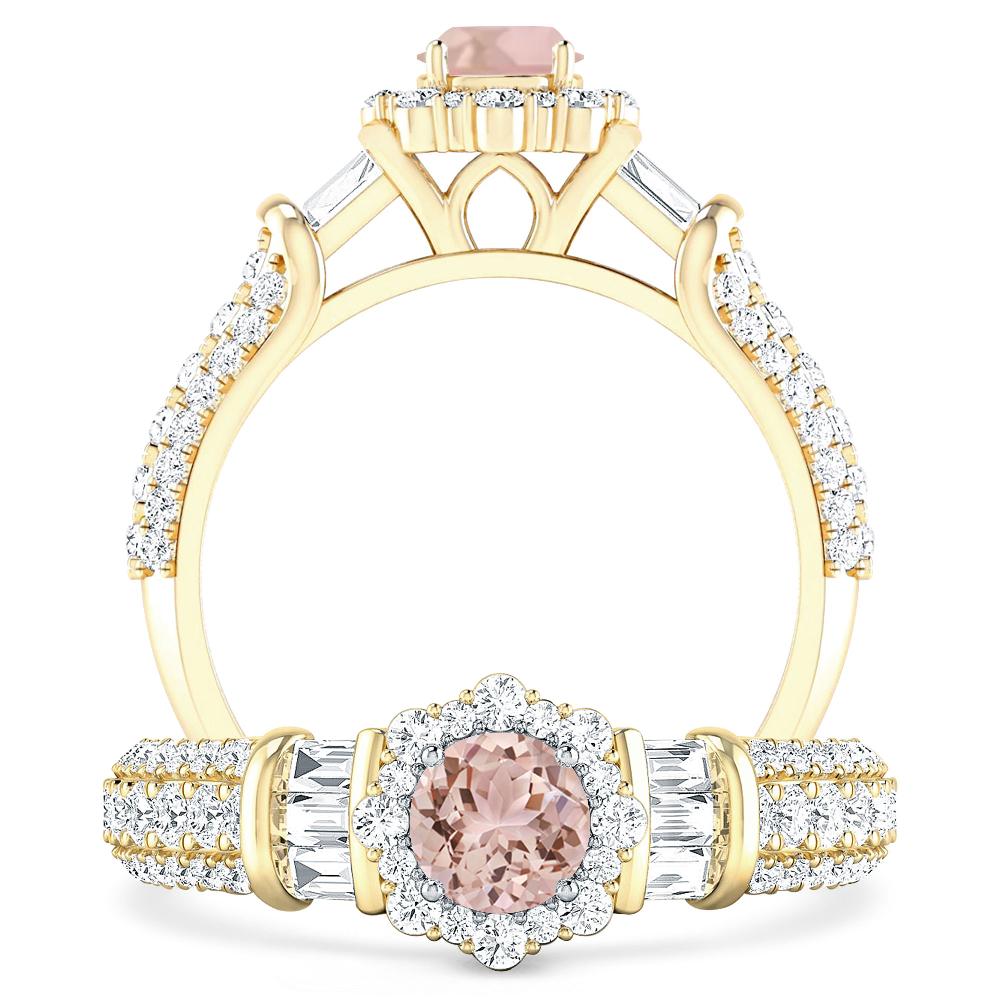 Yellow Gold - Morganite