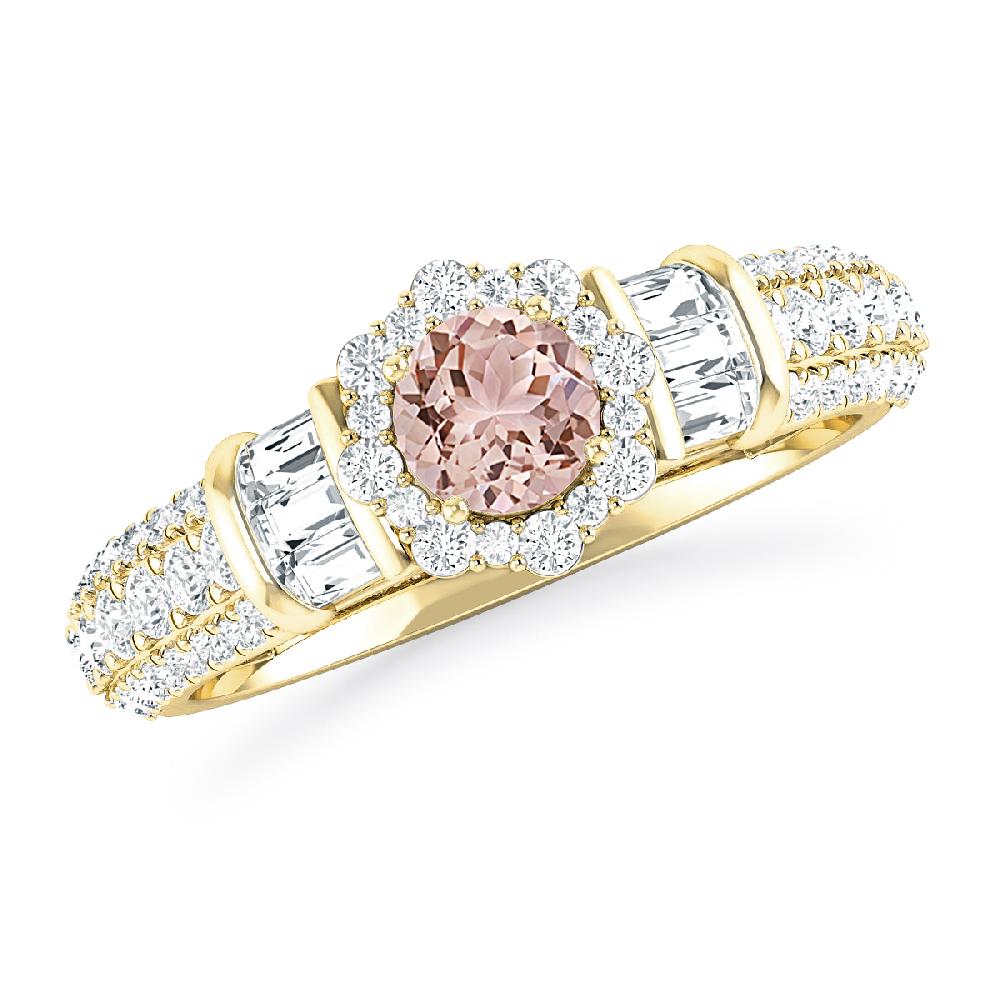 Yellow Gold - Morganite