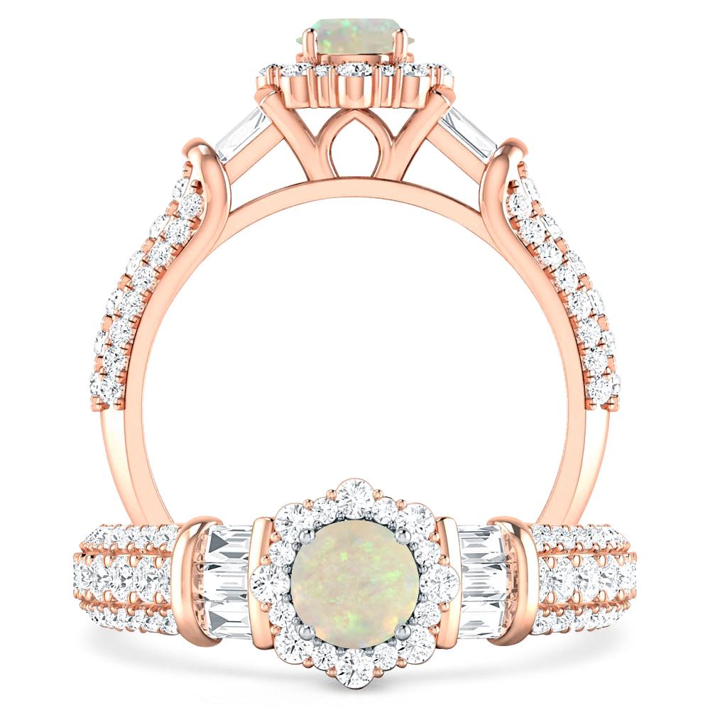 Rose Gold - Opal