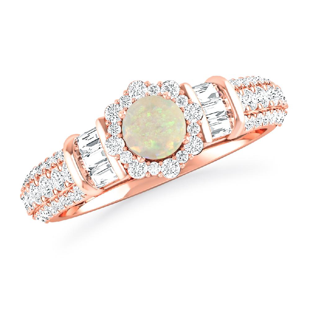 Rose Gold - Opal