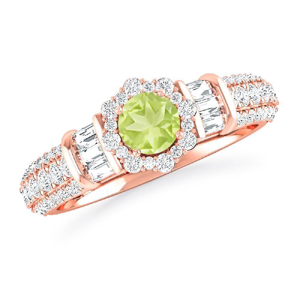 Rose Gold - Peridot