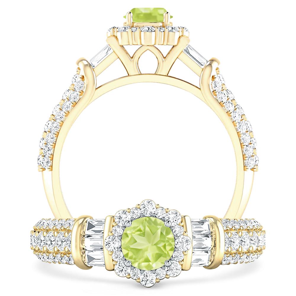 Yellow Gold - Peridot