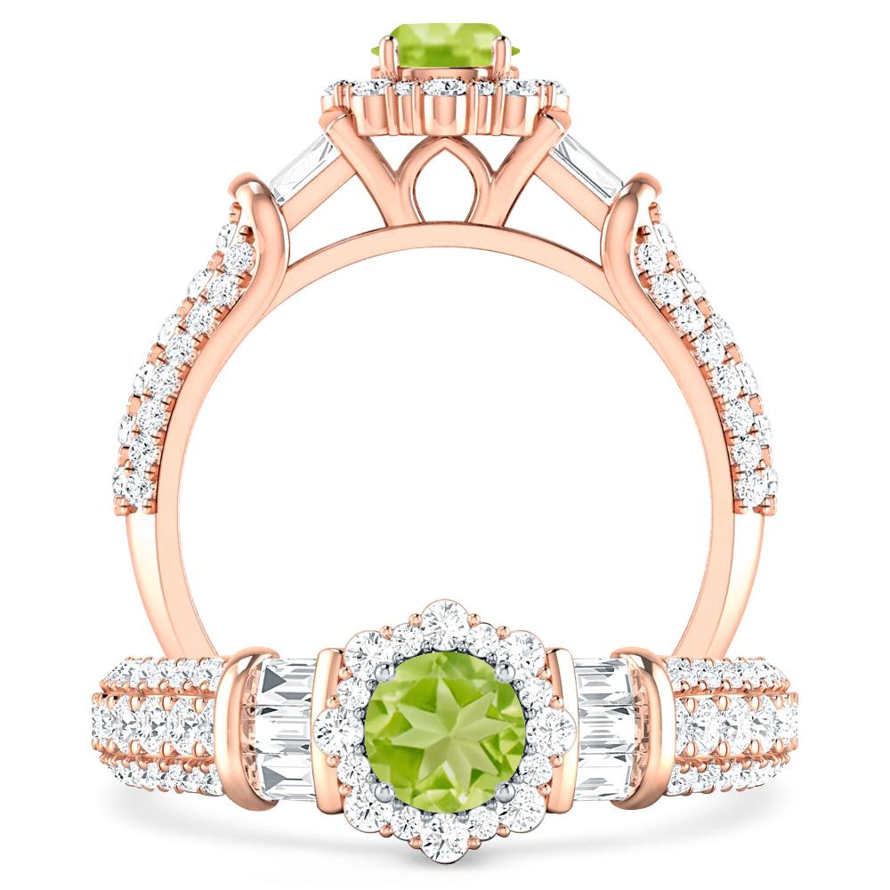 Rose Gold - Peridot