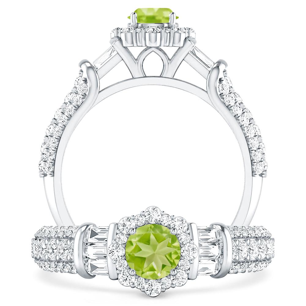 White Gold - Peridot