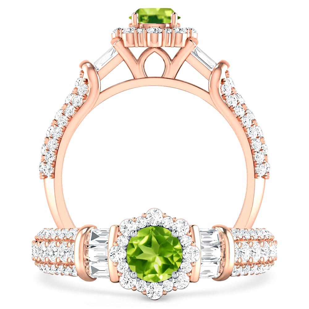 Rose Gold - Peridot