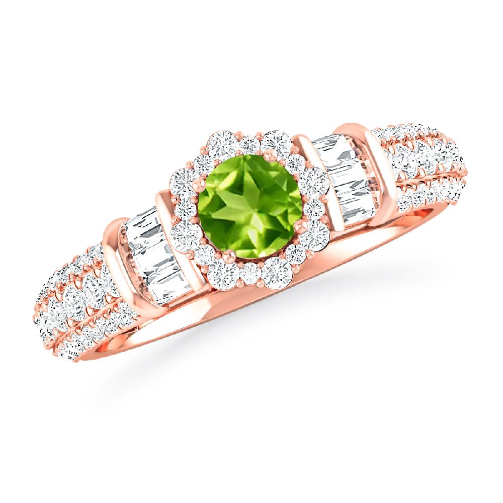 Rose Gold - Peridot