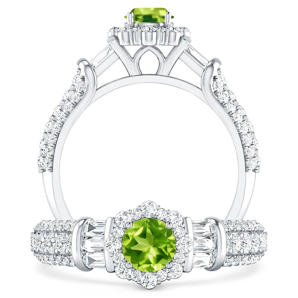 White Gold - Peridot