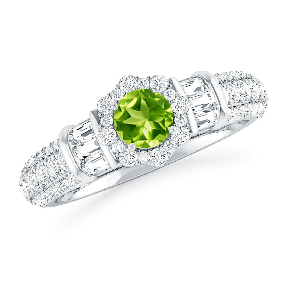 White Gold - Peridot