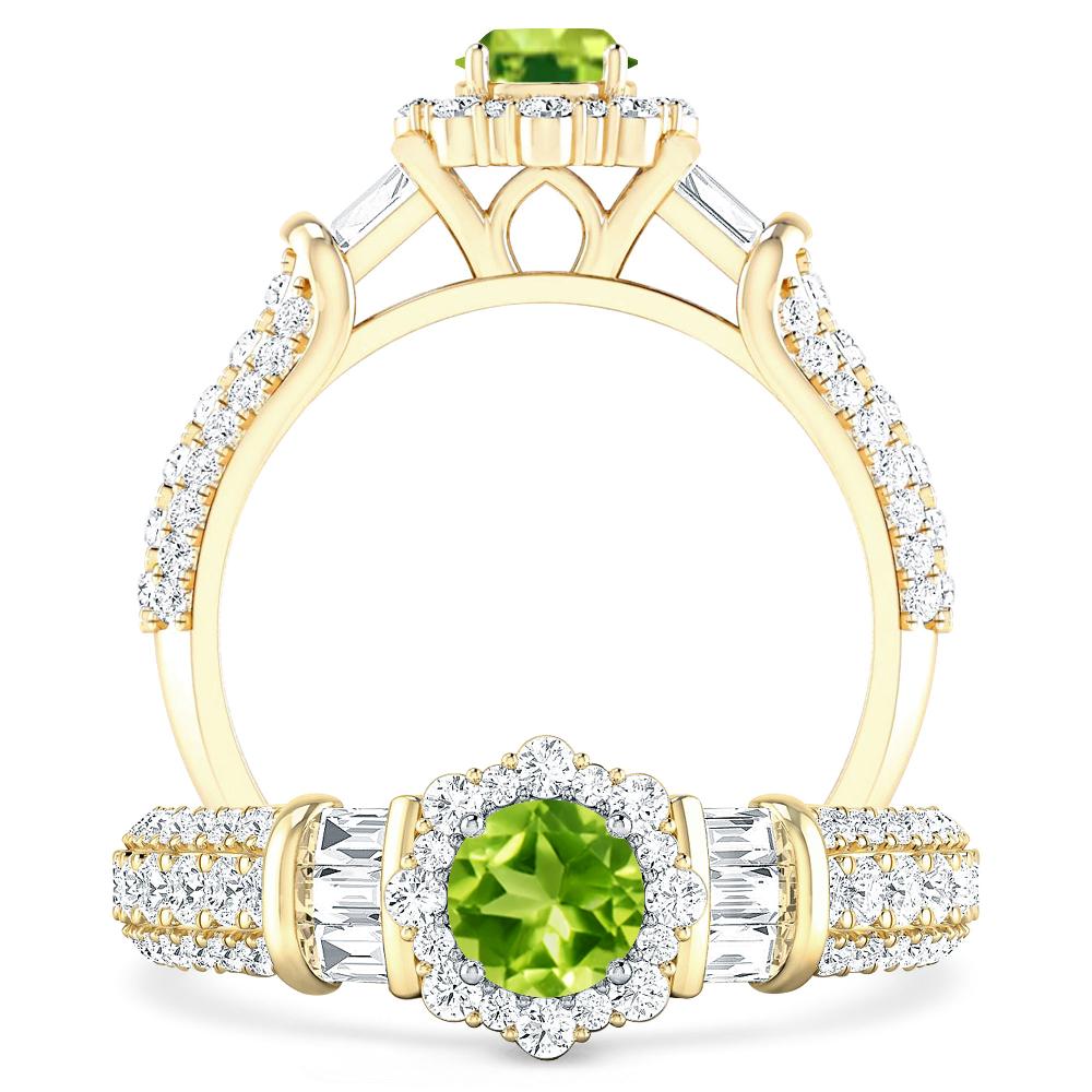 Yellow Gold - Peridot