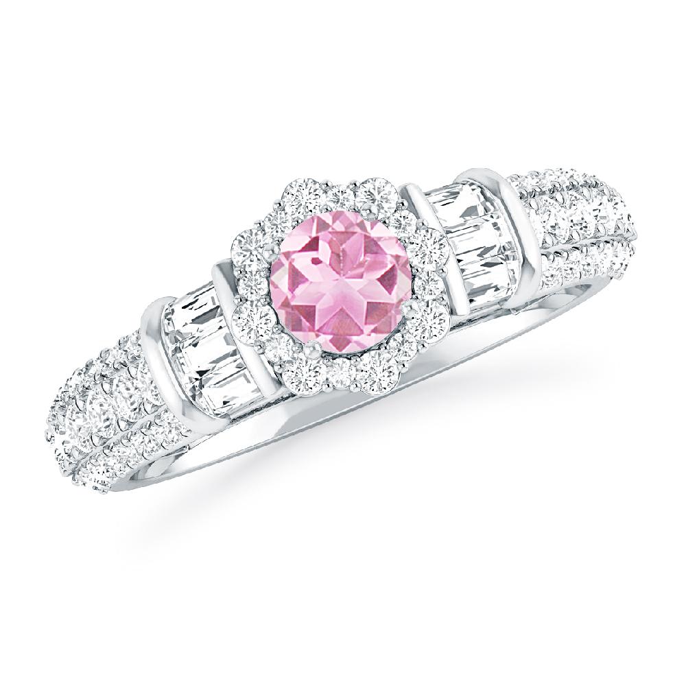 White Gold - Pink Tourmaline