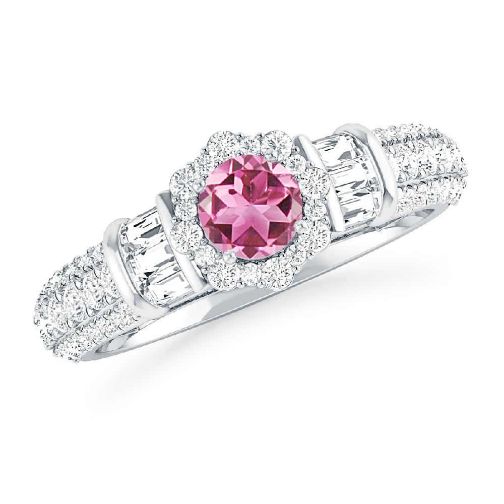 White Gold - Pink Tourmaline