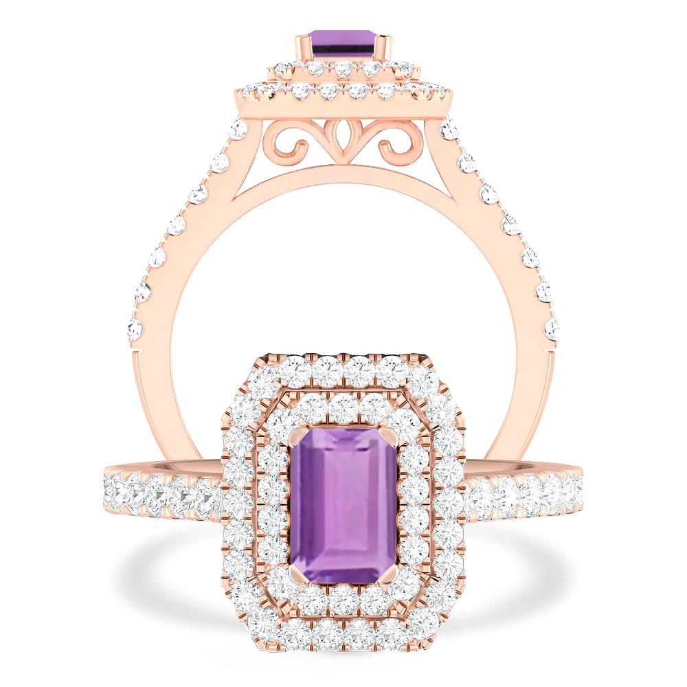 Rose Gold - Amethyst