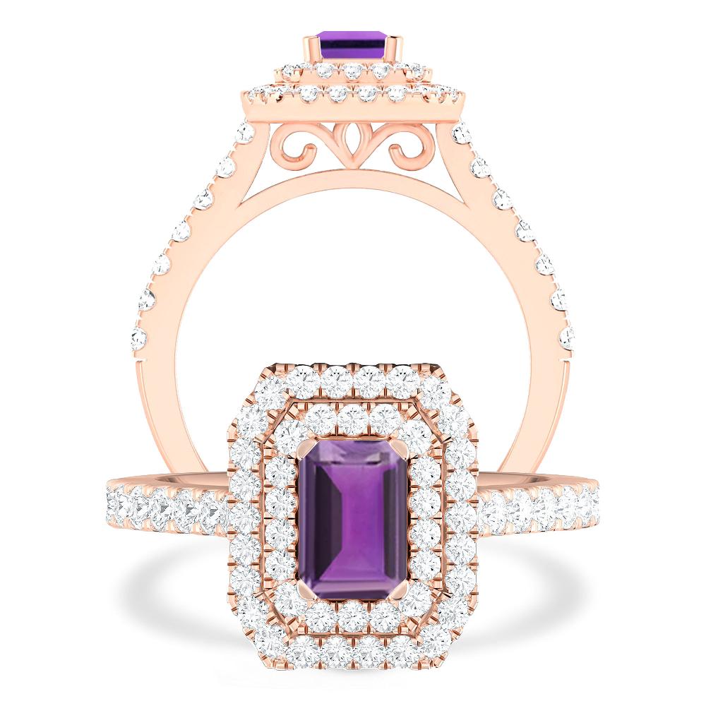 Rose Gold - Amethyst