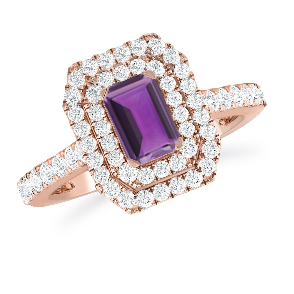 Rose Gold - Amethyst