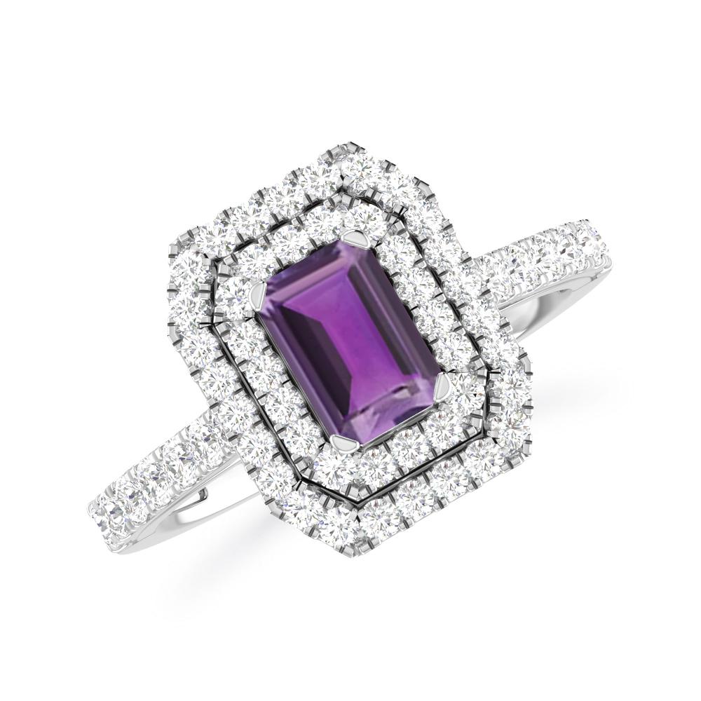 White Gold - Amethyst