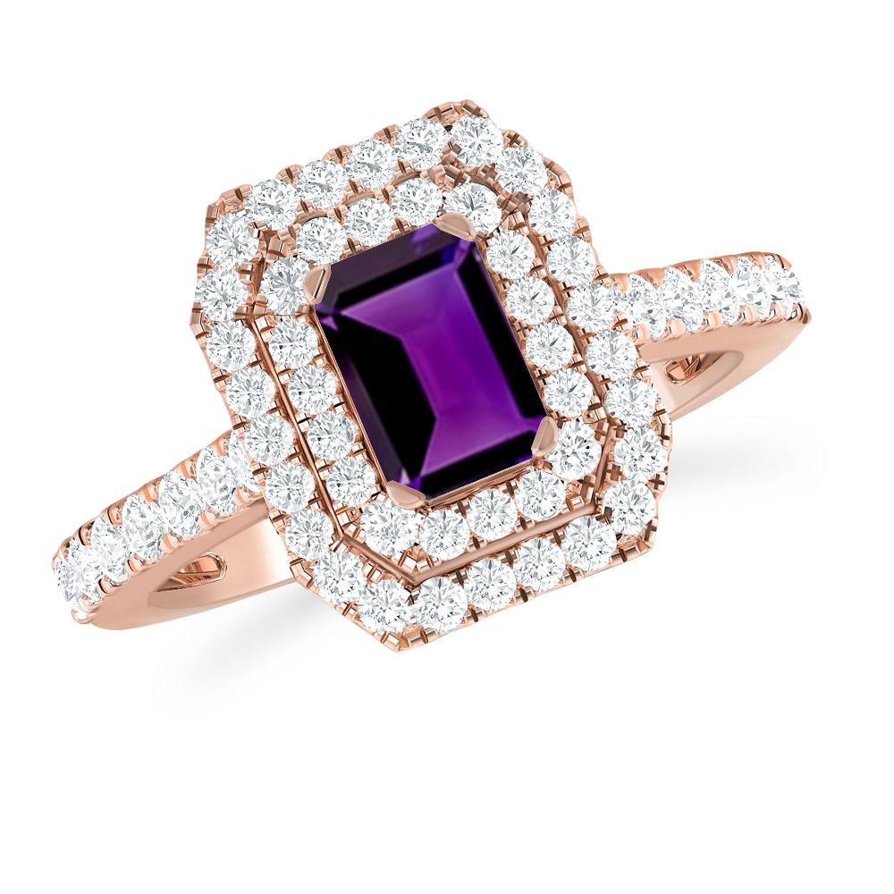 Rose Gold - Amethyst