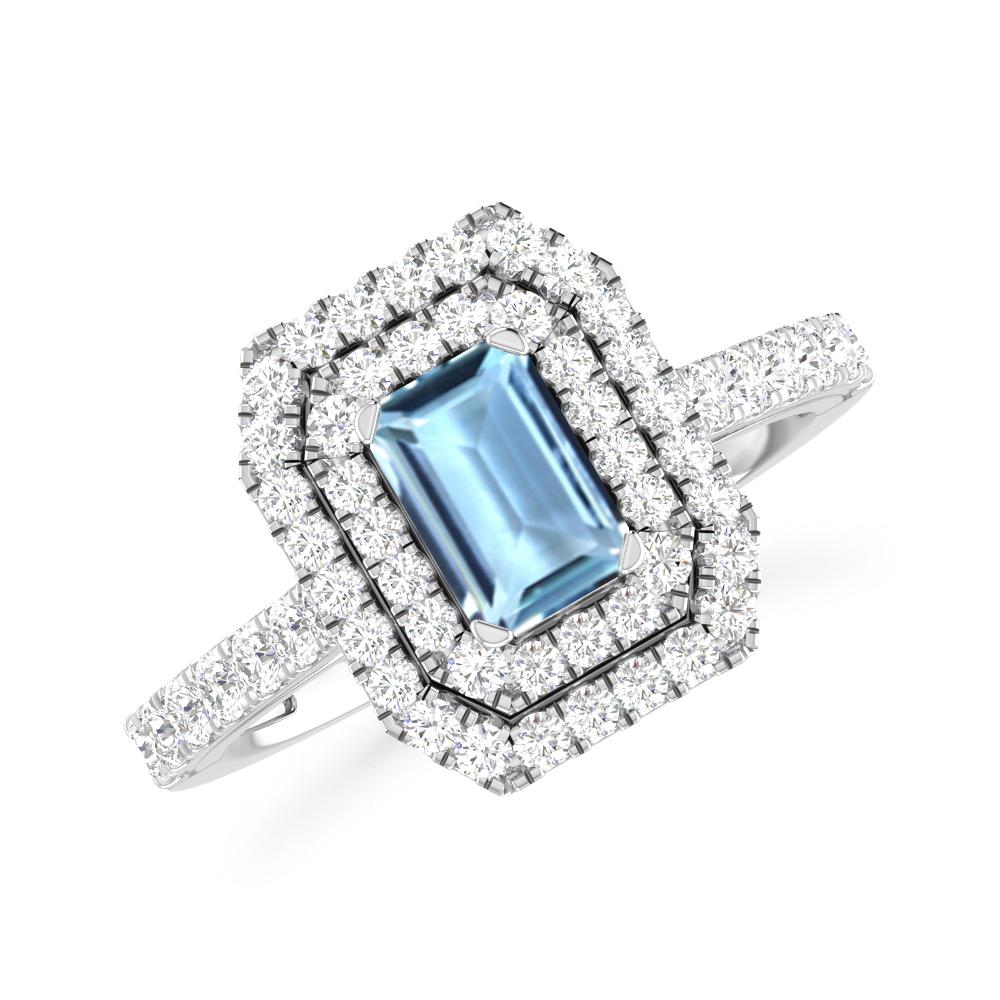 White Gold - Aquamarine