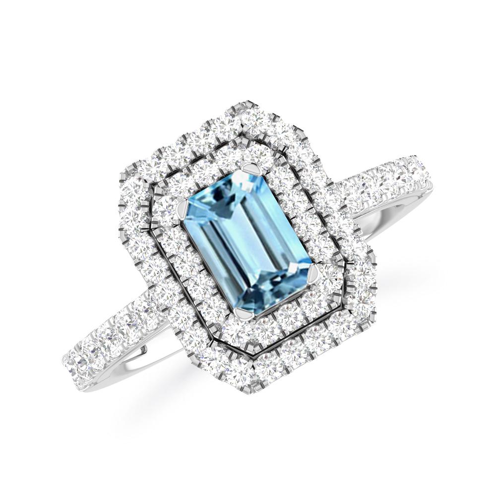 White Gold - Aquamarine