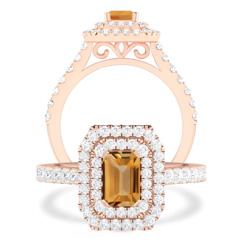 Rose Gold - Citrine