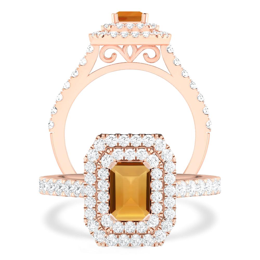 Rose Gold - Citrine