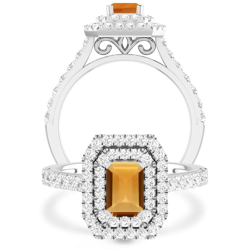 White Gold - Citrine