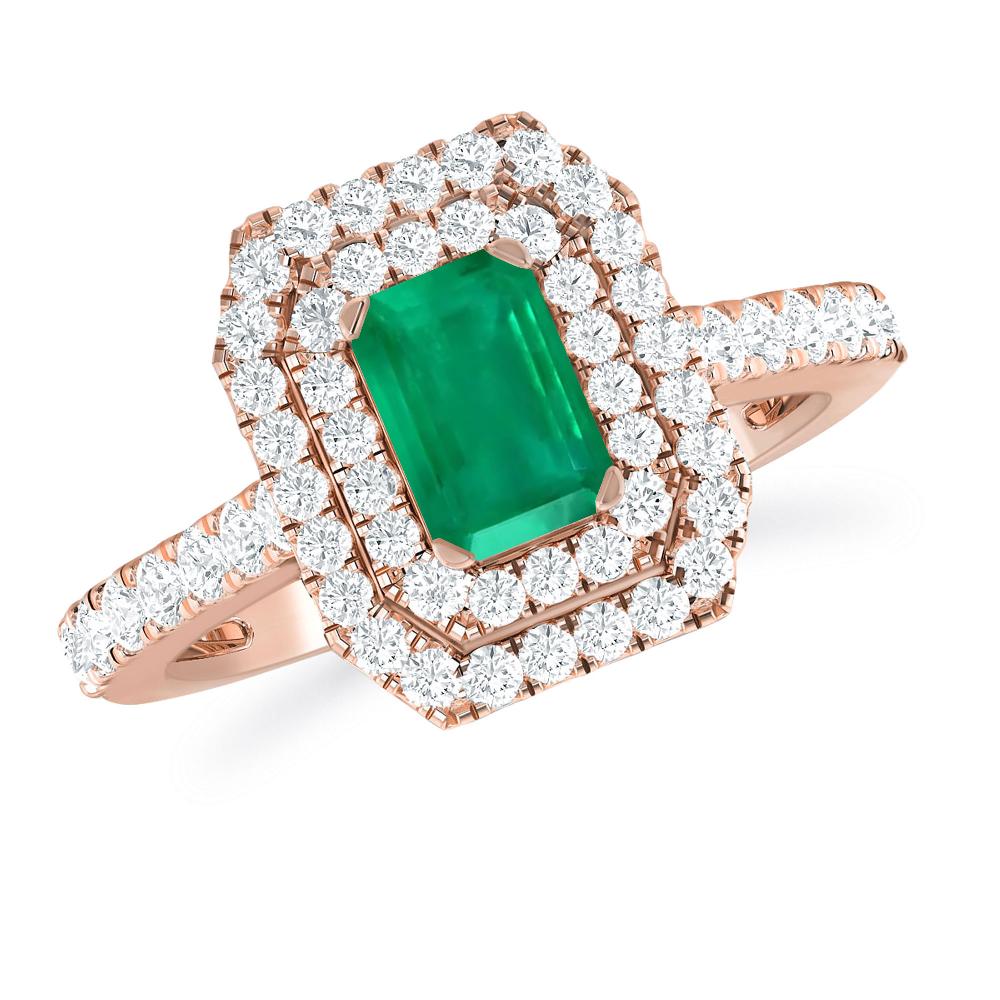 Rose Gold - Emerald