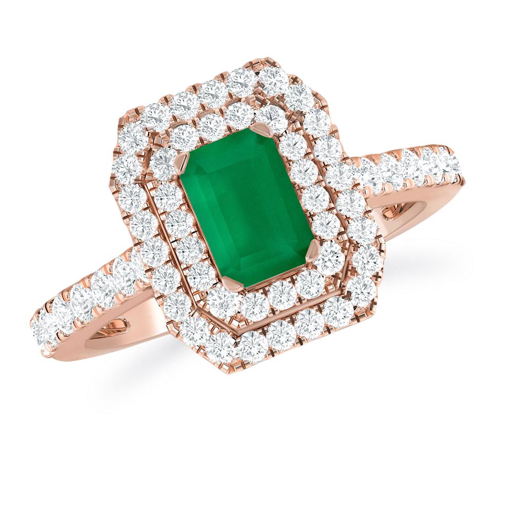 Rose Gold - Emerald