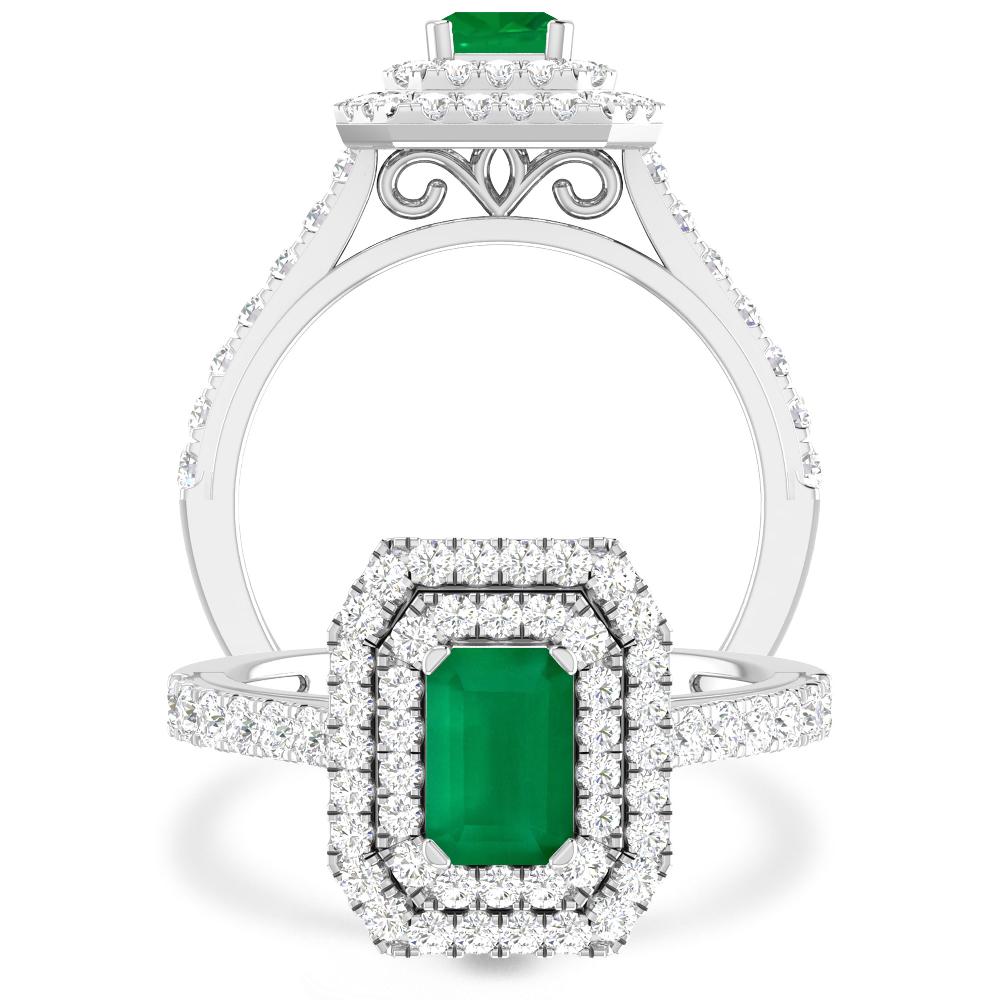 White Gold - Emerald