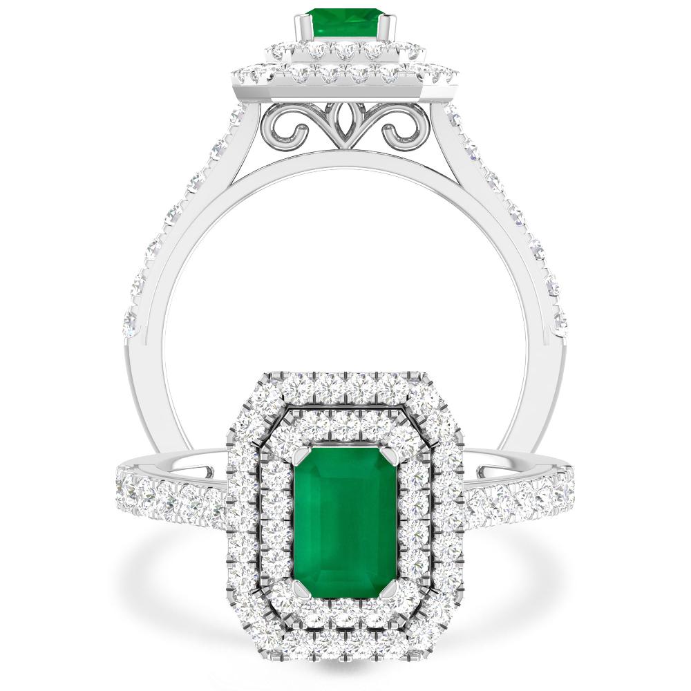 White Gold - Emerald