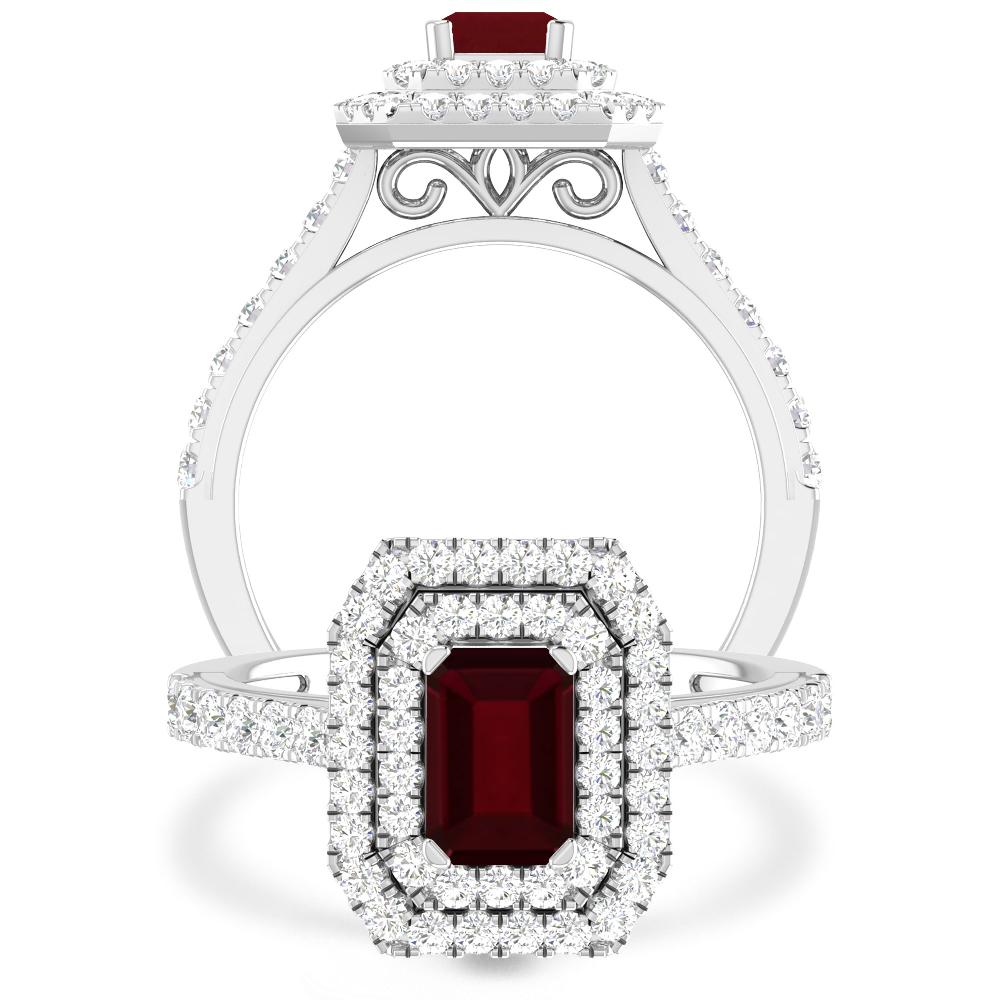 White Gold - Garnet