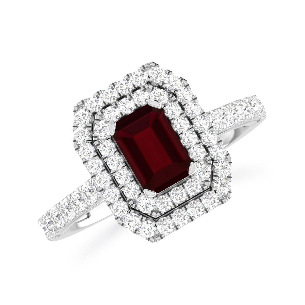 White Gold - Garnet