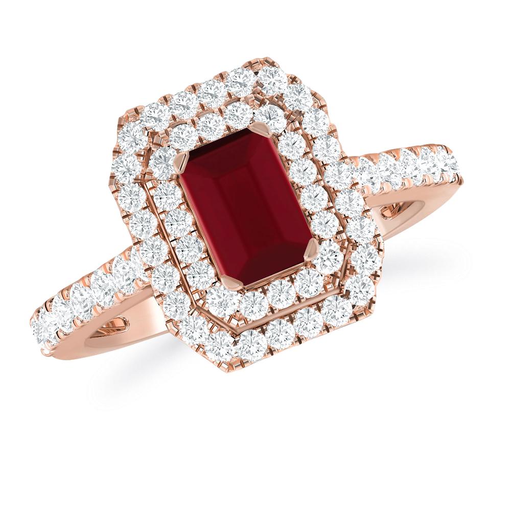 Rose Gold - Garnet