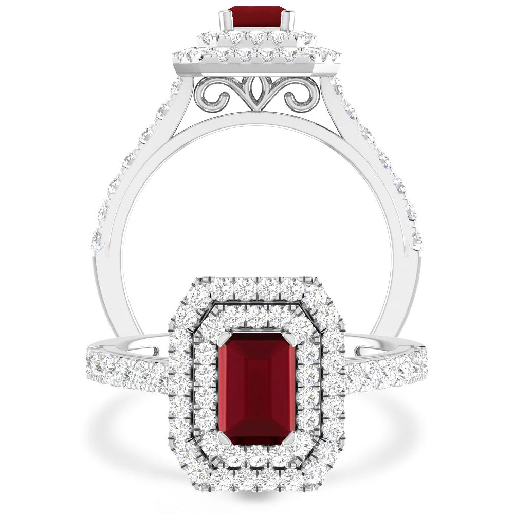 White Gold - Garnet