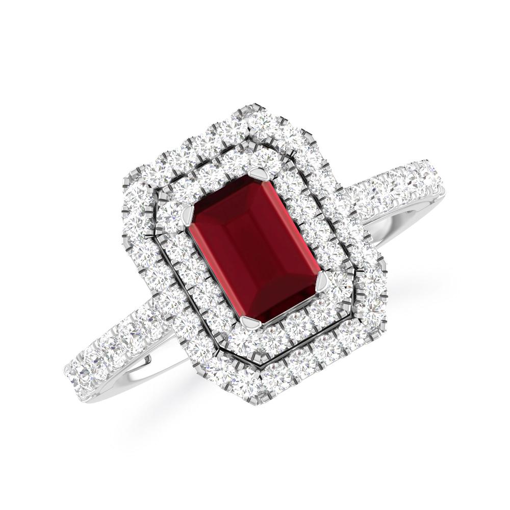 White Gold - Garnet