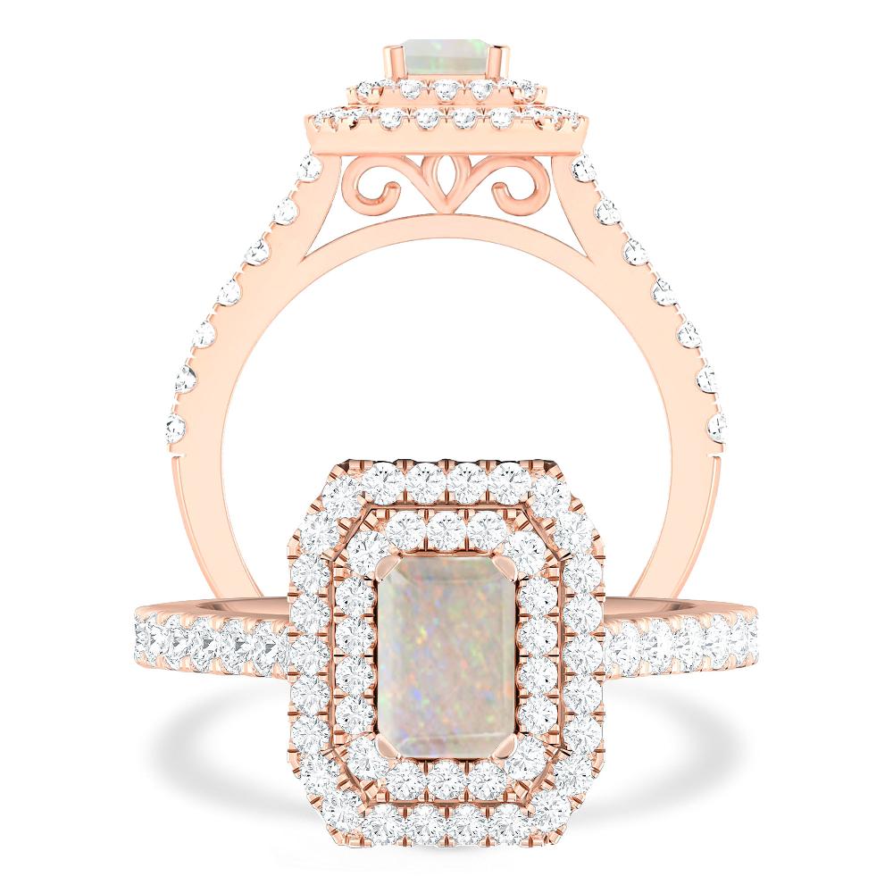 Rose Gold - Opal