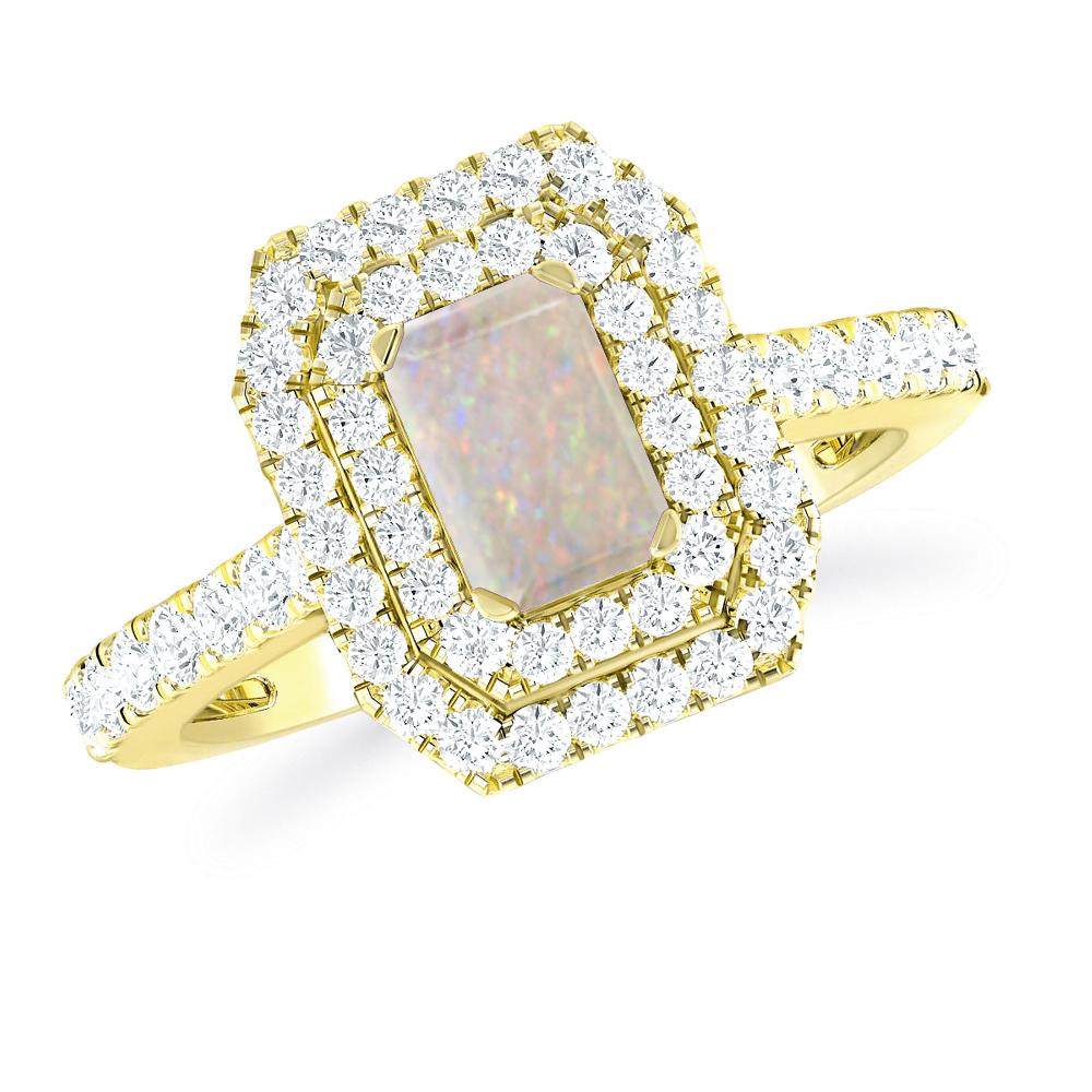 Yellow Gold - Opal