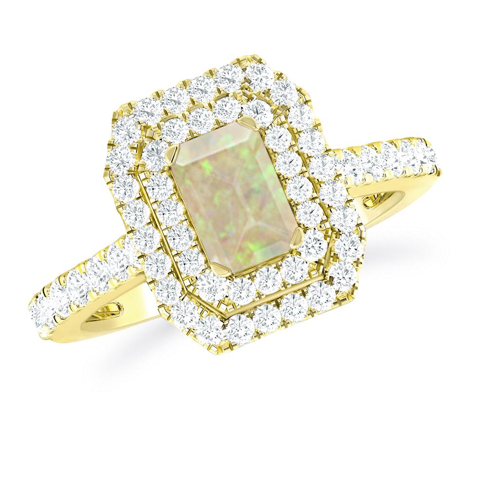 Yellow Gold - Opal