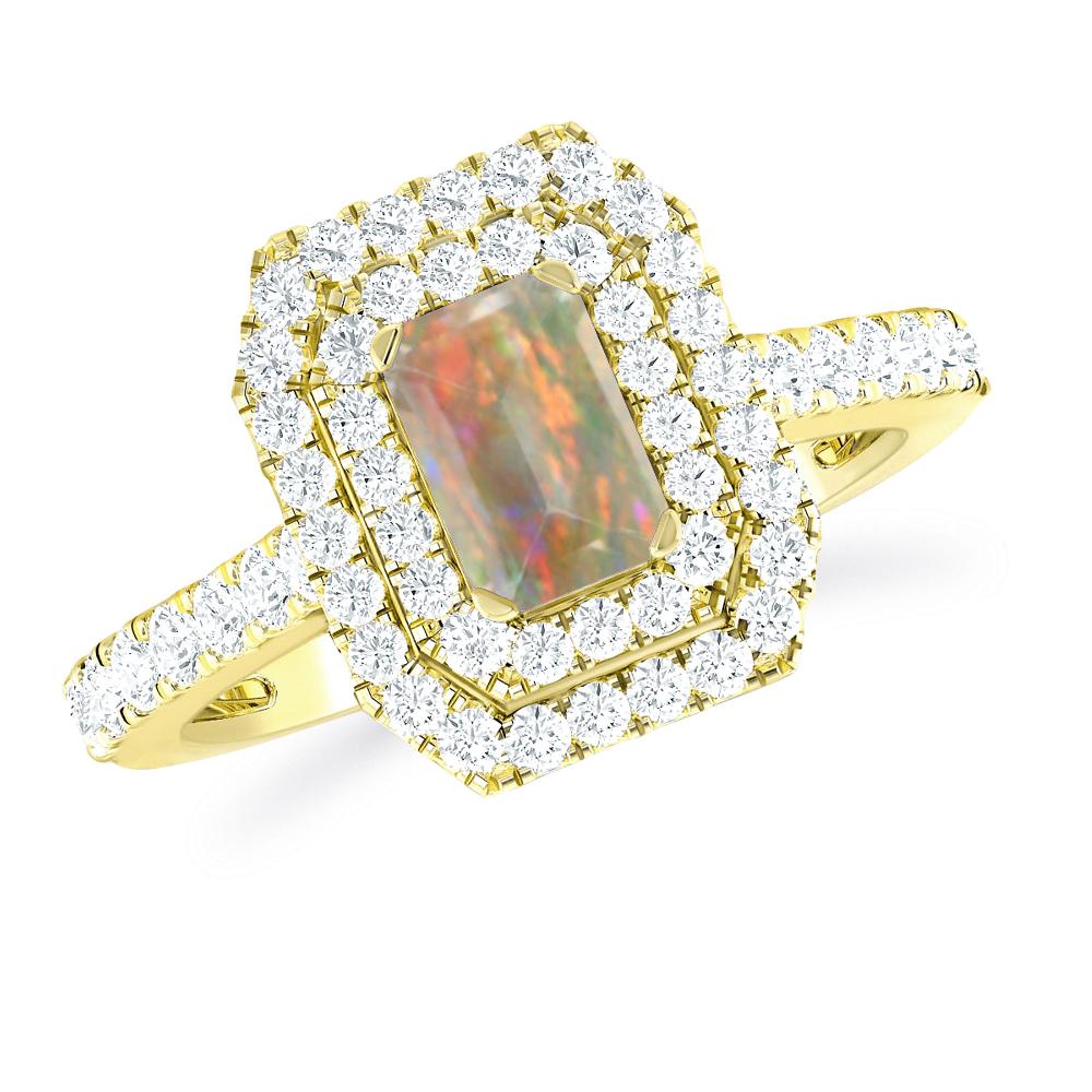 Yellow Gold - Opal