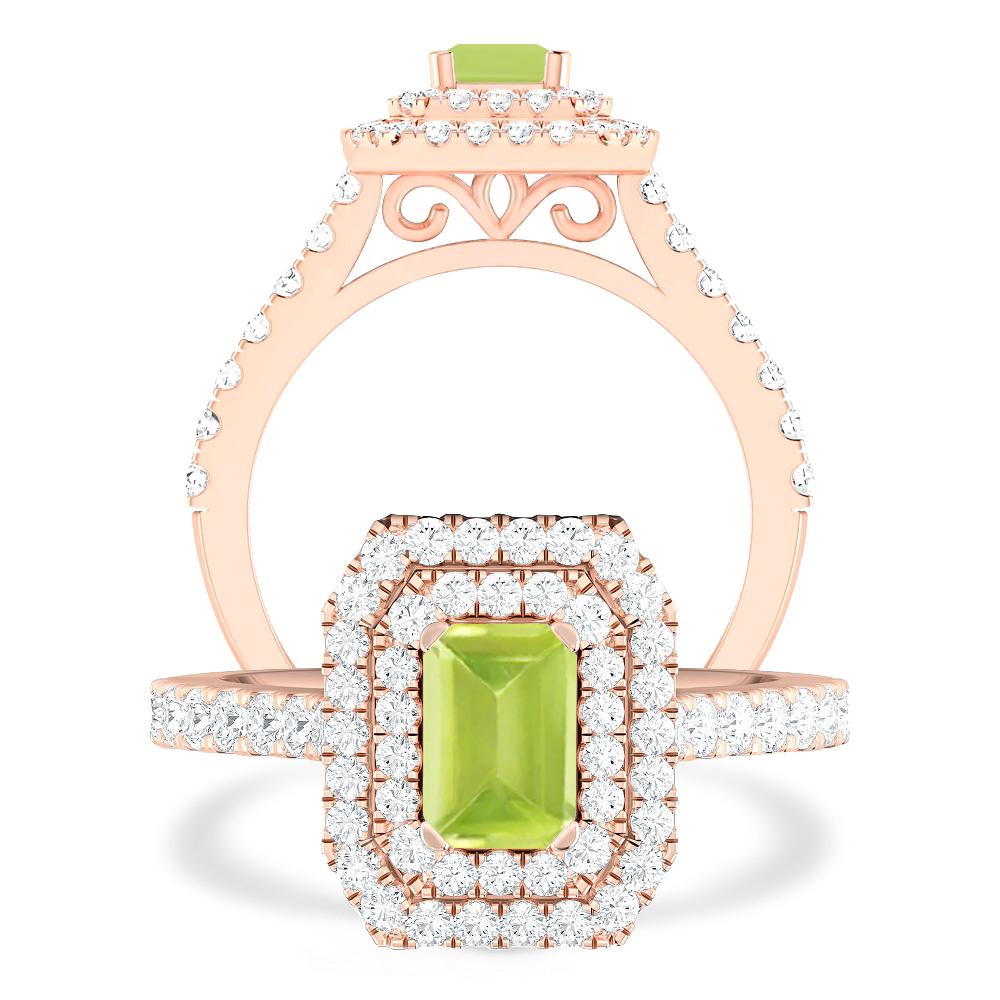 Rose Gold - Peridot