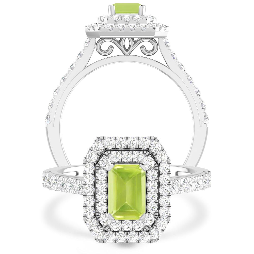 White Gold - Peridot