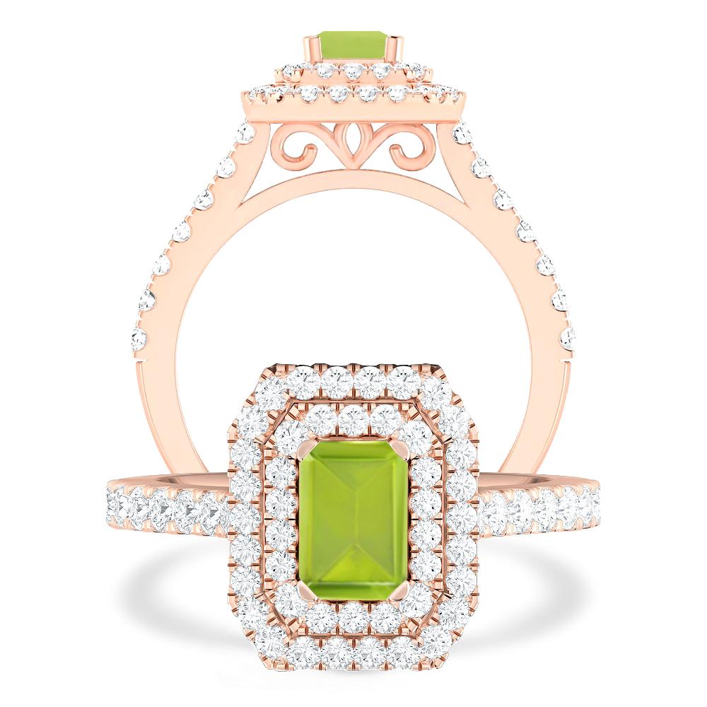 Rose Gold - Peridot