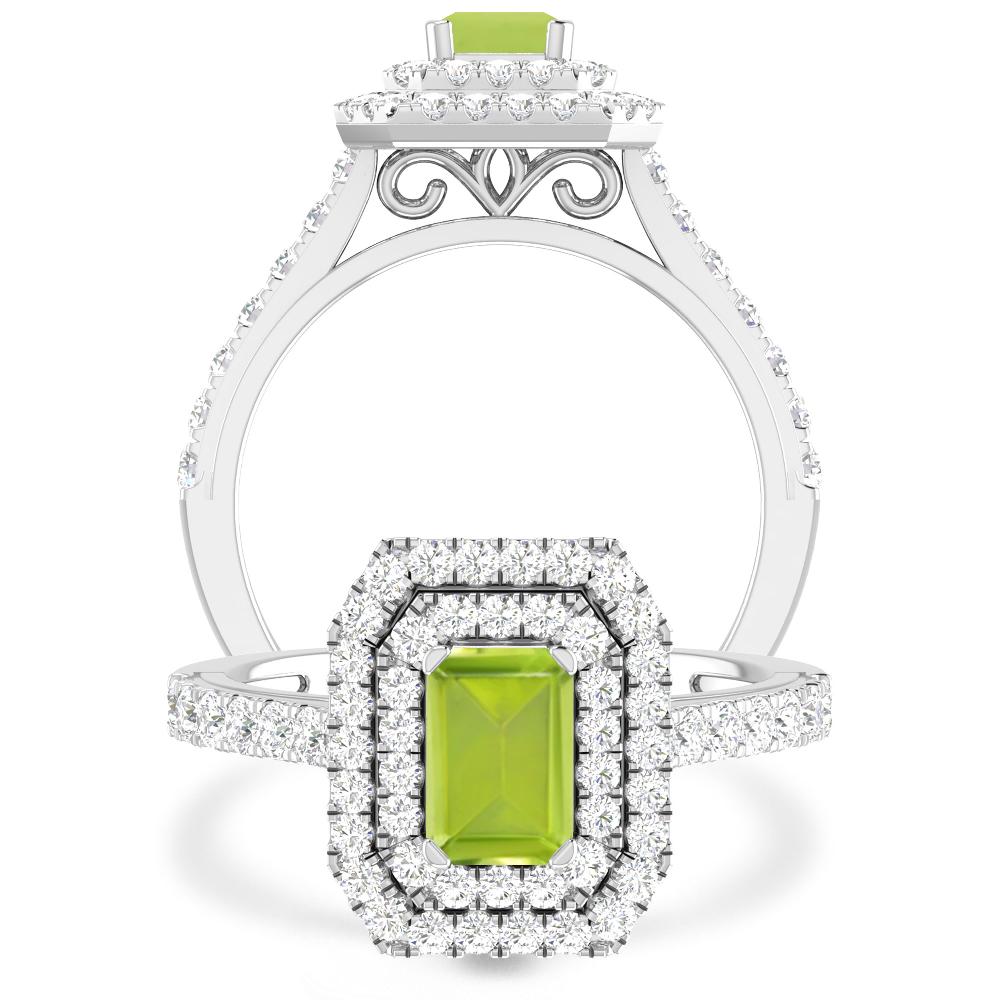 White Gold - Peridot