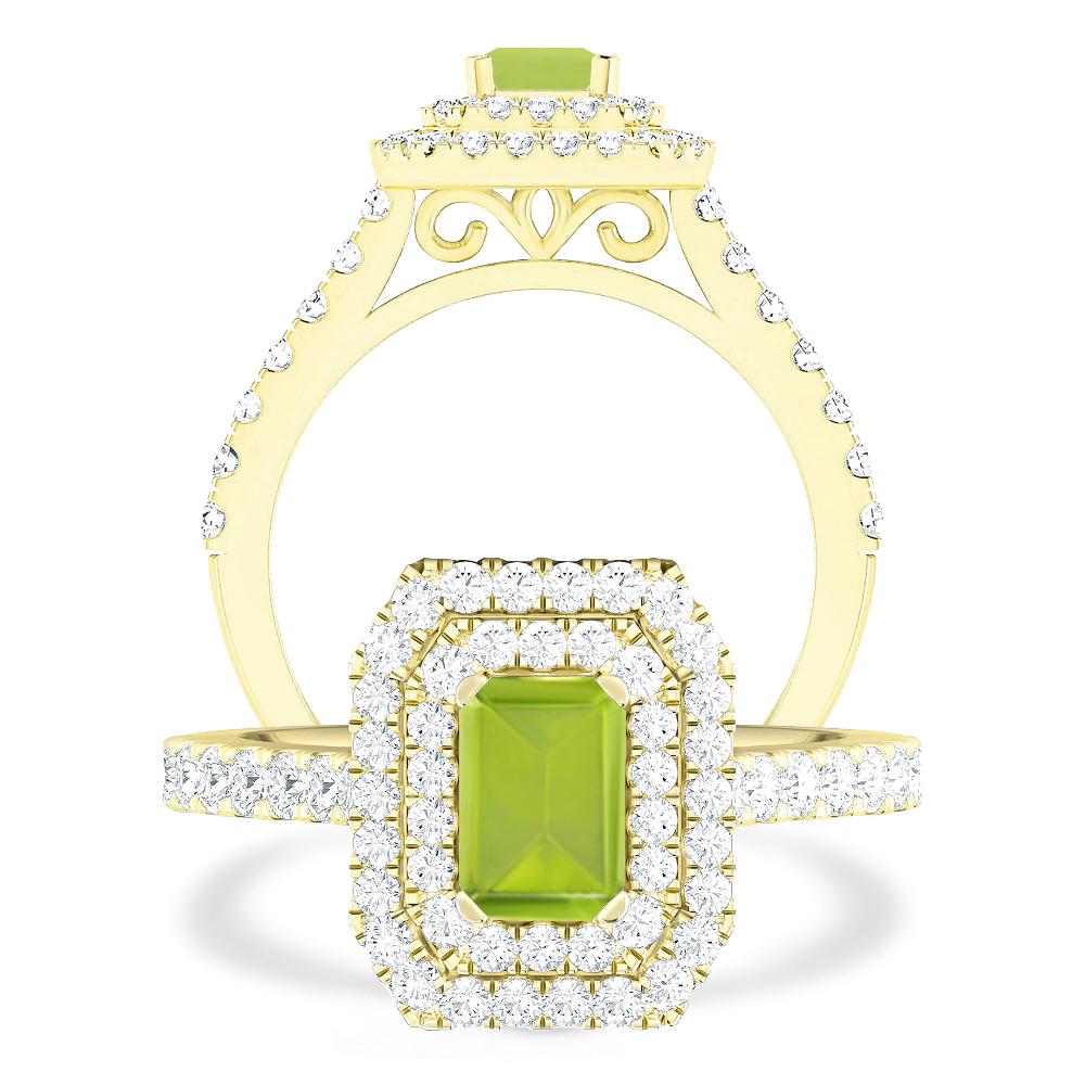 Yellow Gold - Peridot