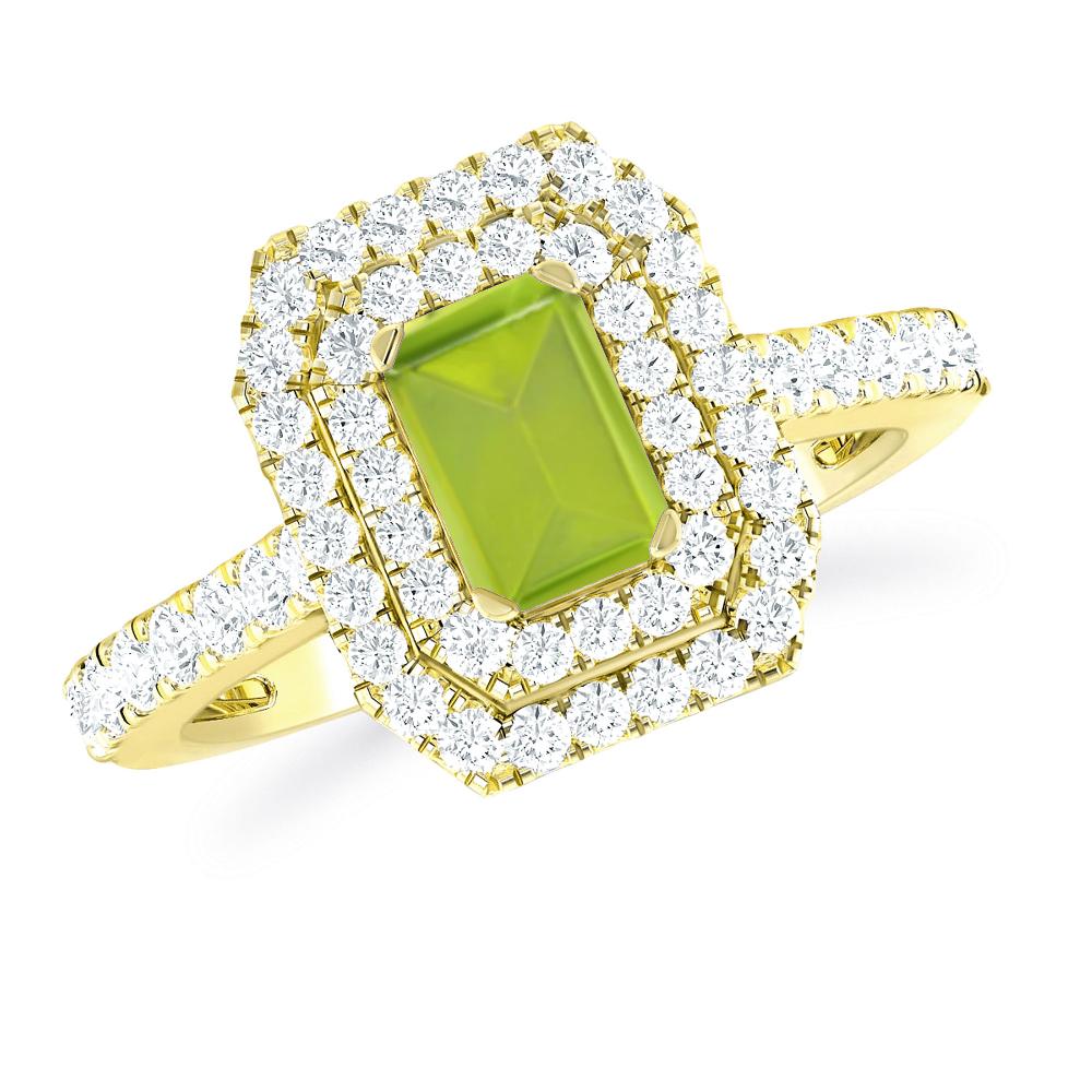 Yellow Gold - Peridot