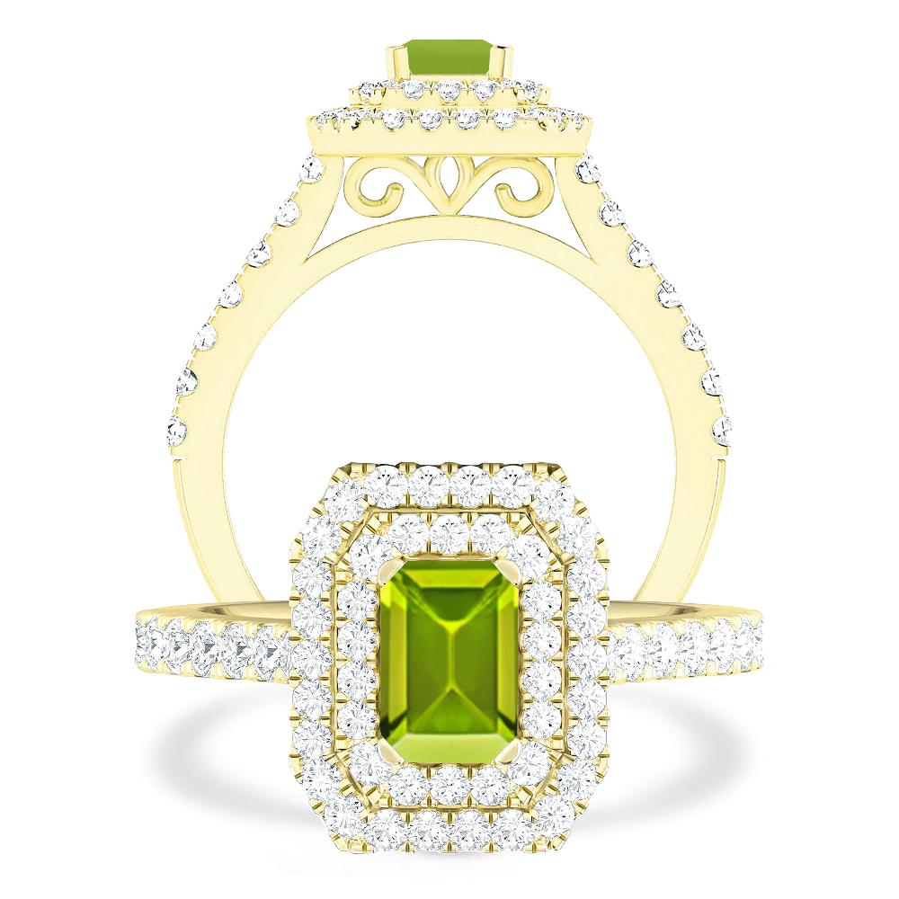 Yellow Gold - Peridot