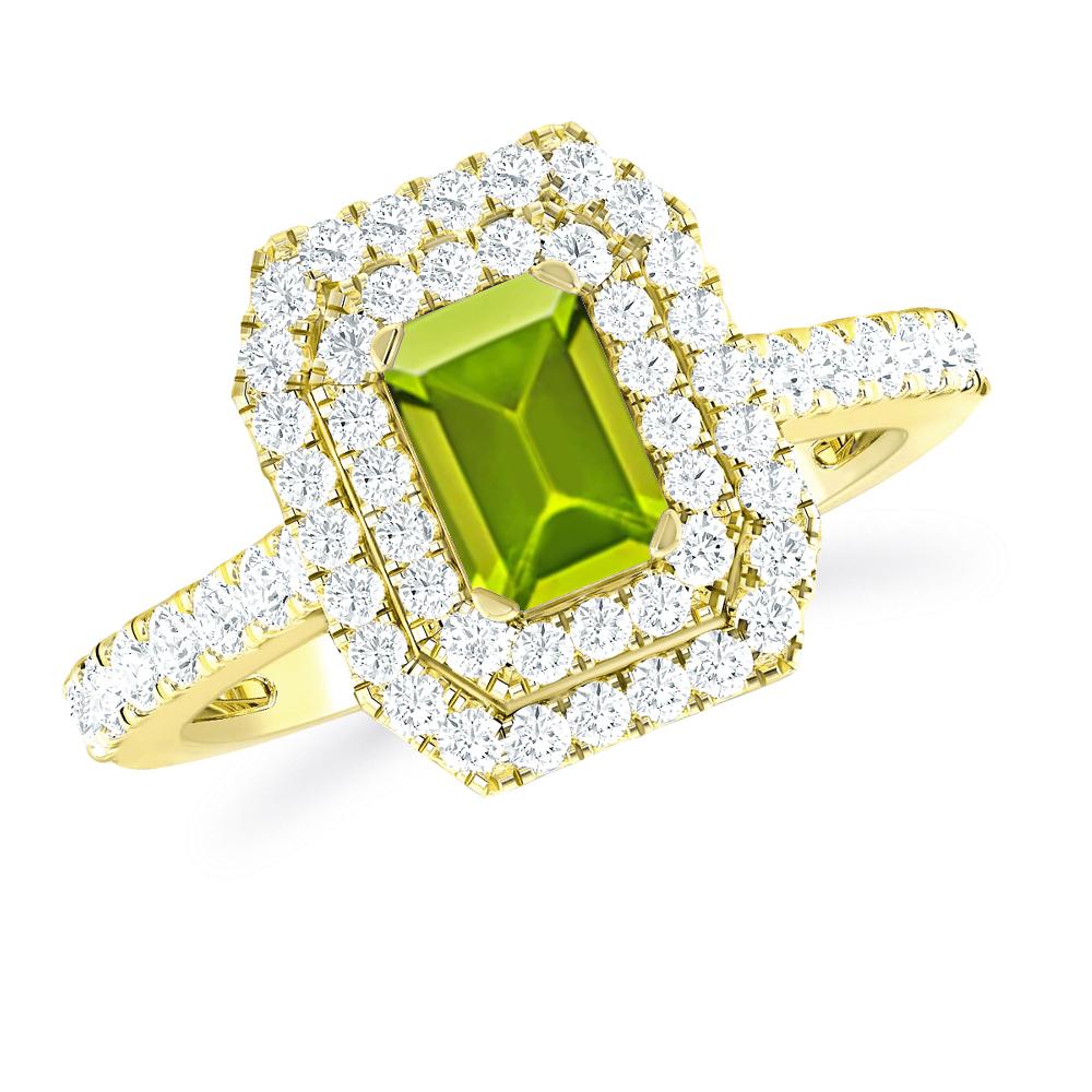 Yellow Gold - Peridot