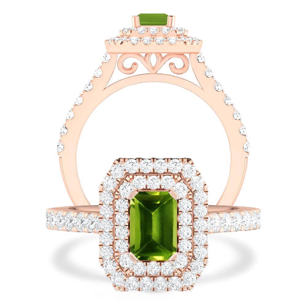 Rose Gold - Peridot