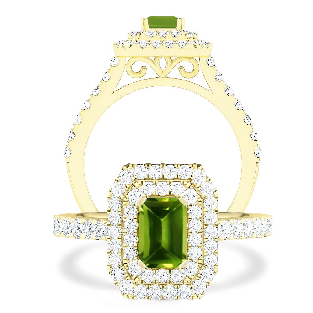 Yellow Gold - Peridot