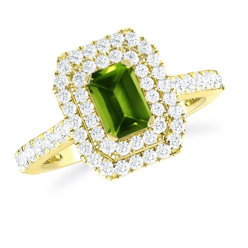 Yellow Gold - Peridot